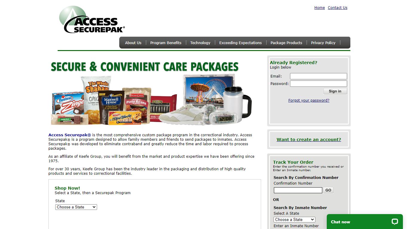 Access Securepak - TTO - Kern County Program - CA - Program Info